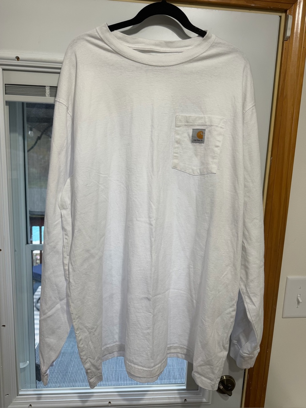 Carhartt Men’s Long Sleeve Pocket Tee - White